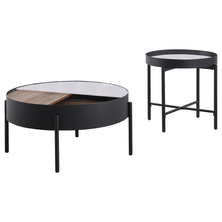 Ozella - Round Coffee Table Set
