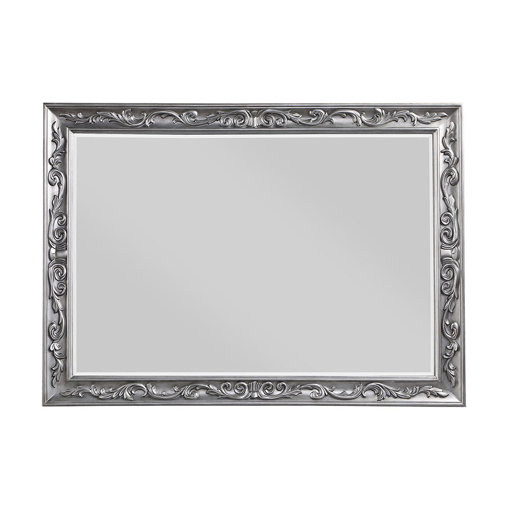 ACME Leonora - Mirror - Vintage Platinum | Meri Furniture