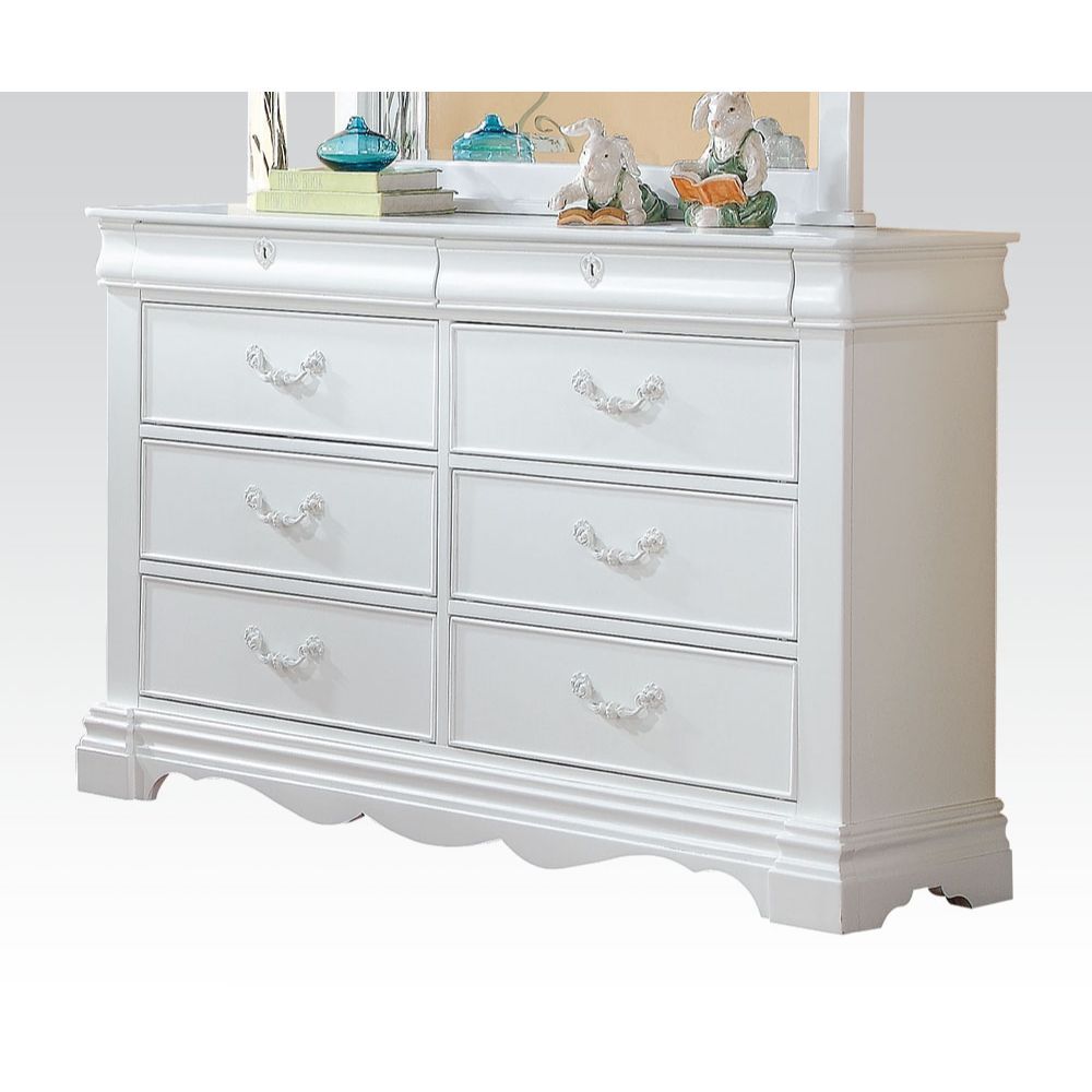 ACME Estrella - Dresser - White | Meri Furniture