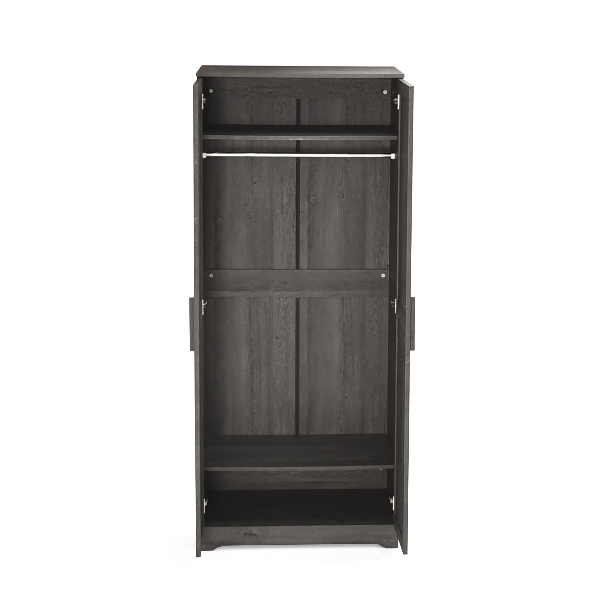 Danbury - Wood Wardrobe - Gray