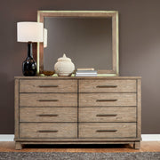 Liberty Furniture Canyon Road - Dresser & Mirror - Light Brown | Meri Furniture