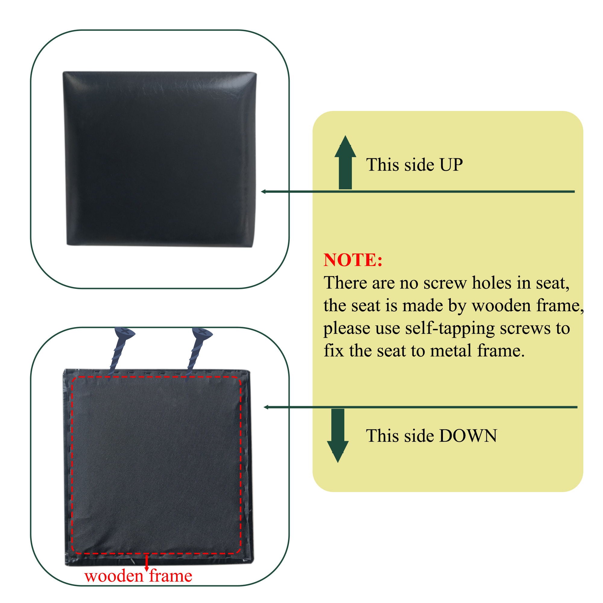 Elegant Bar Stool Set With Backrest And Footrest, Counter Height (Set of 2)