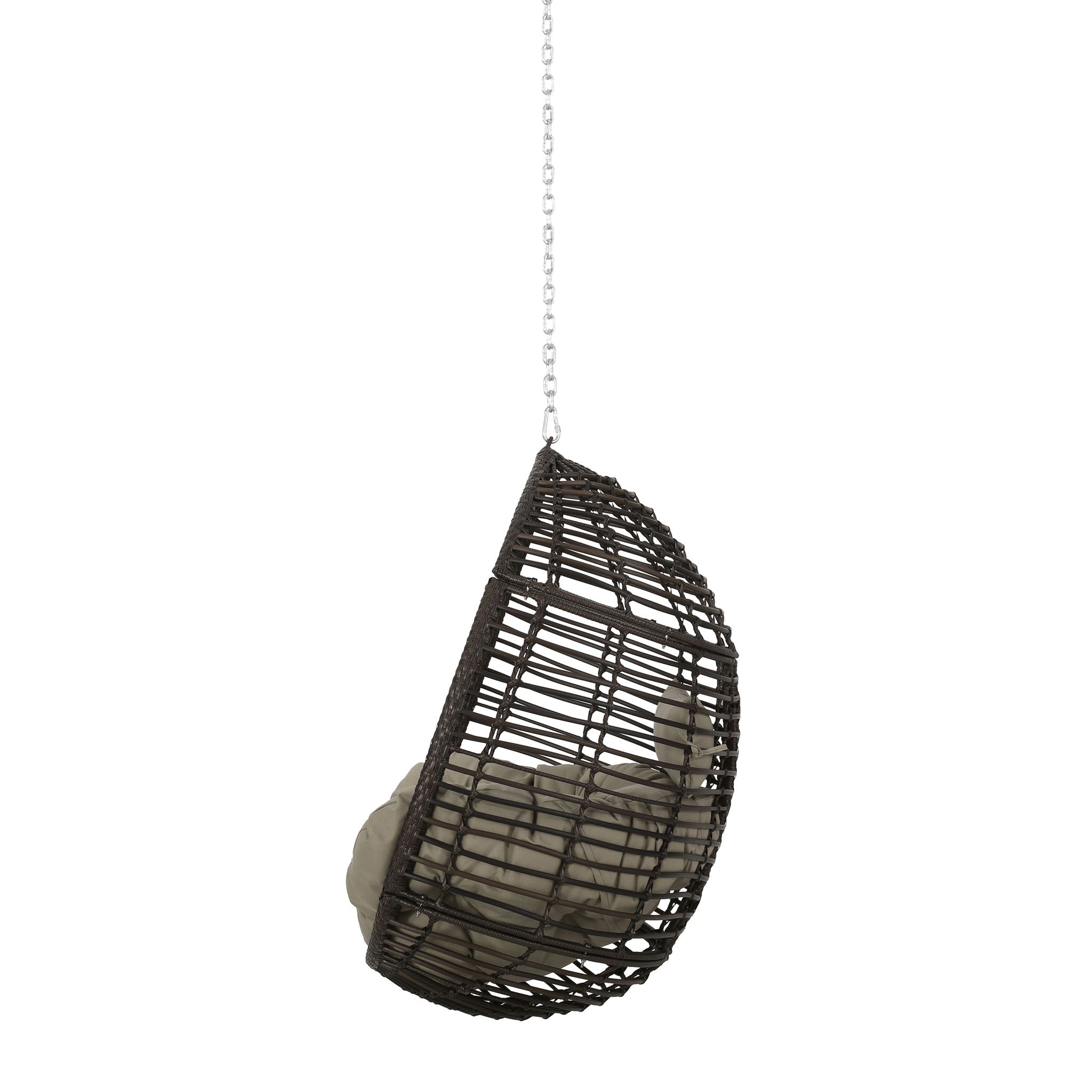 Morris Teardrop - Hanging Chair With Chain And Water Resistant Cushions