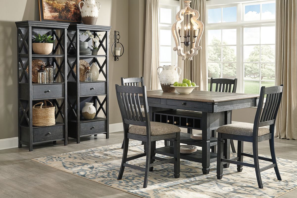 Signature Design by Ashley® Tyler Creek - Counter Height Table Set | Meri Furniture