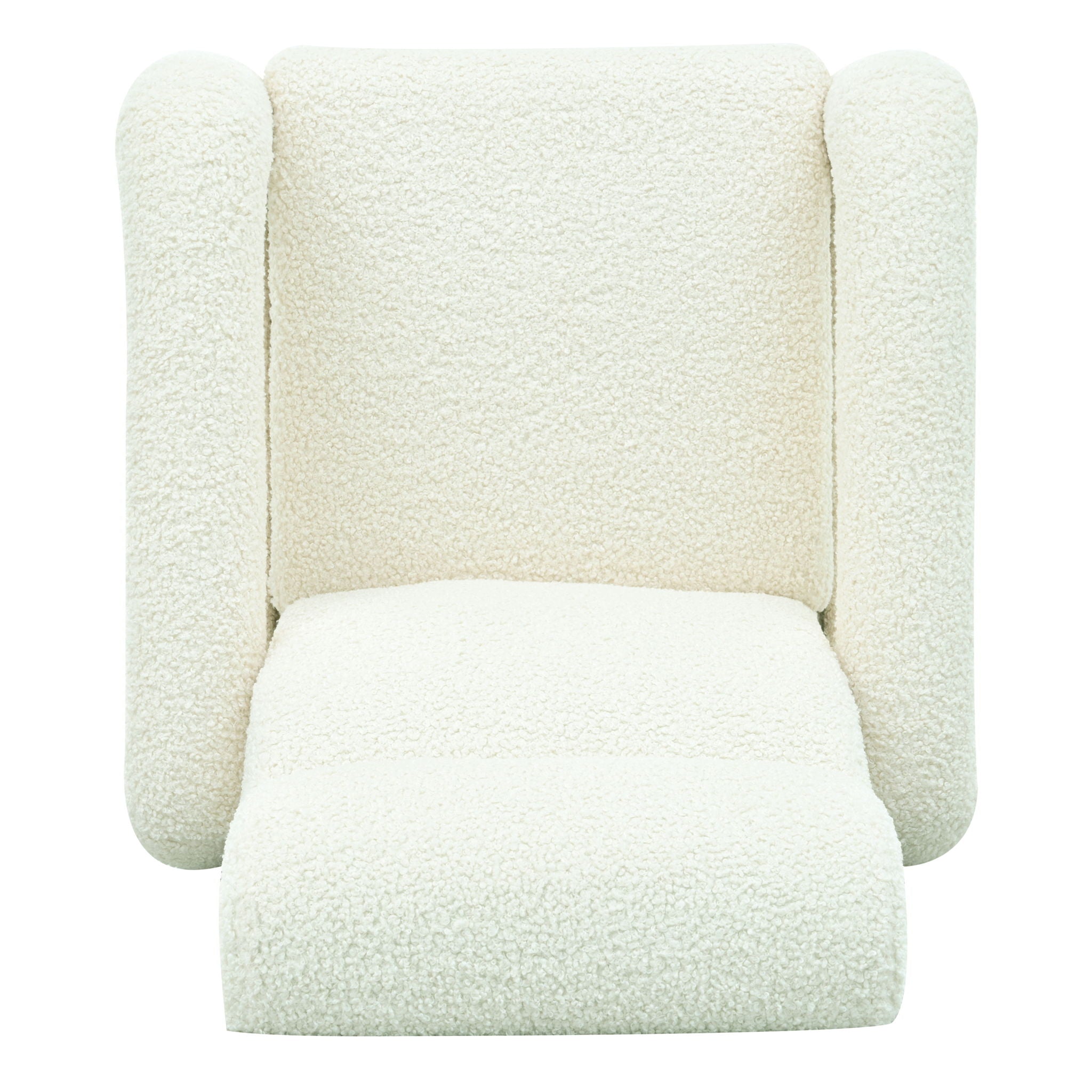 Push Back Recliner Armchair Upholstered Recliner Chair Single Sofa With Adjustable Backrest