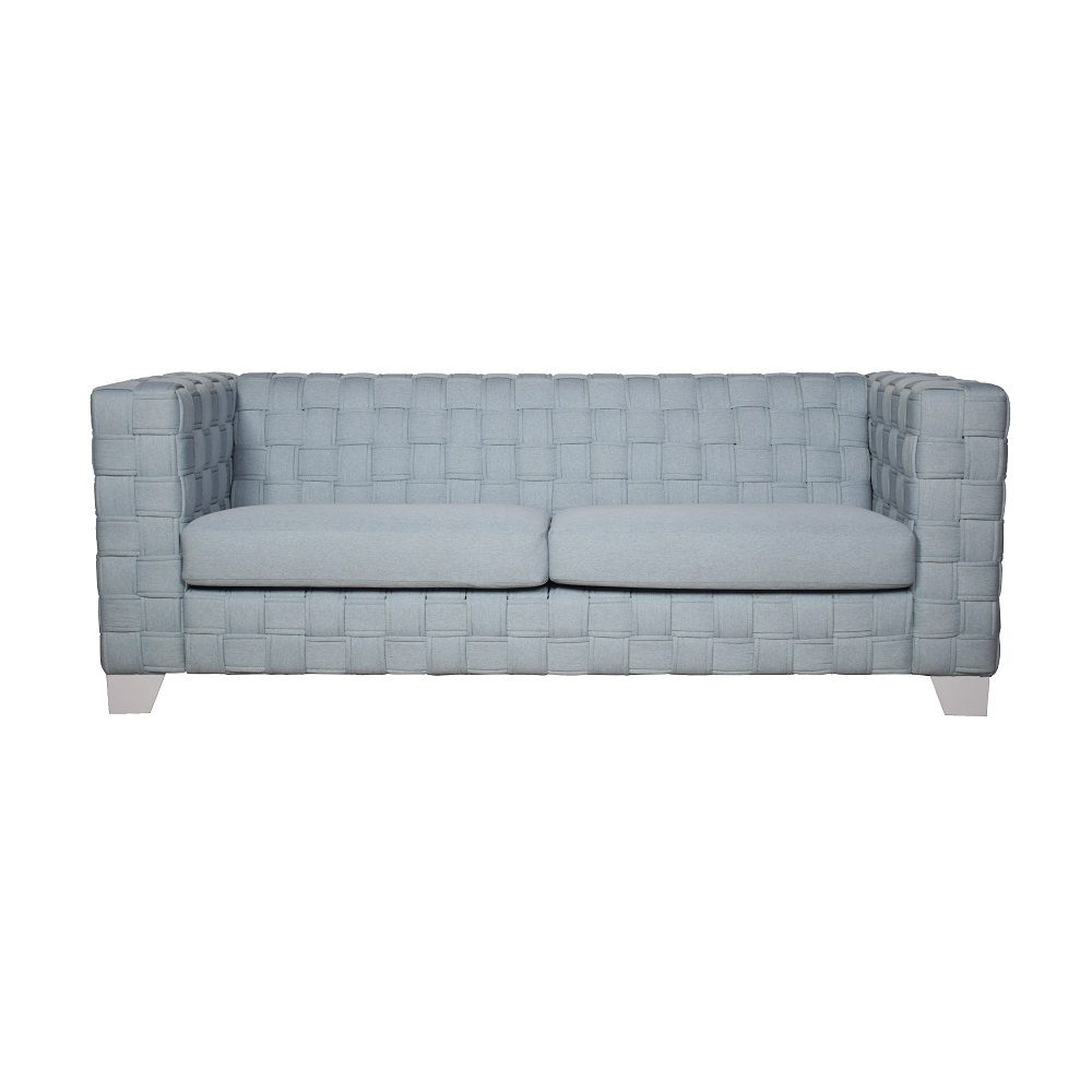 ACME Saree - Sofa - Light Teal & White | Meri Furniture