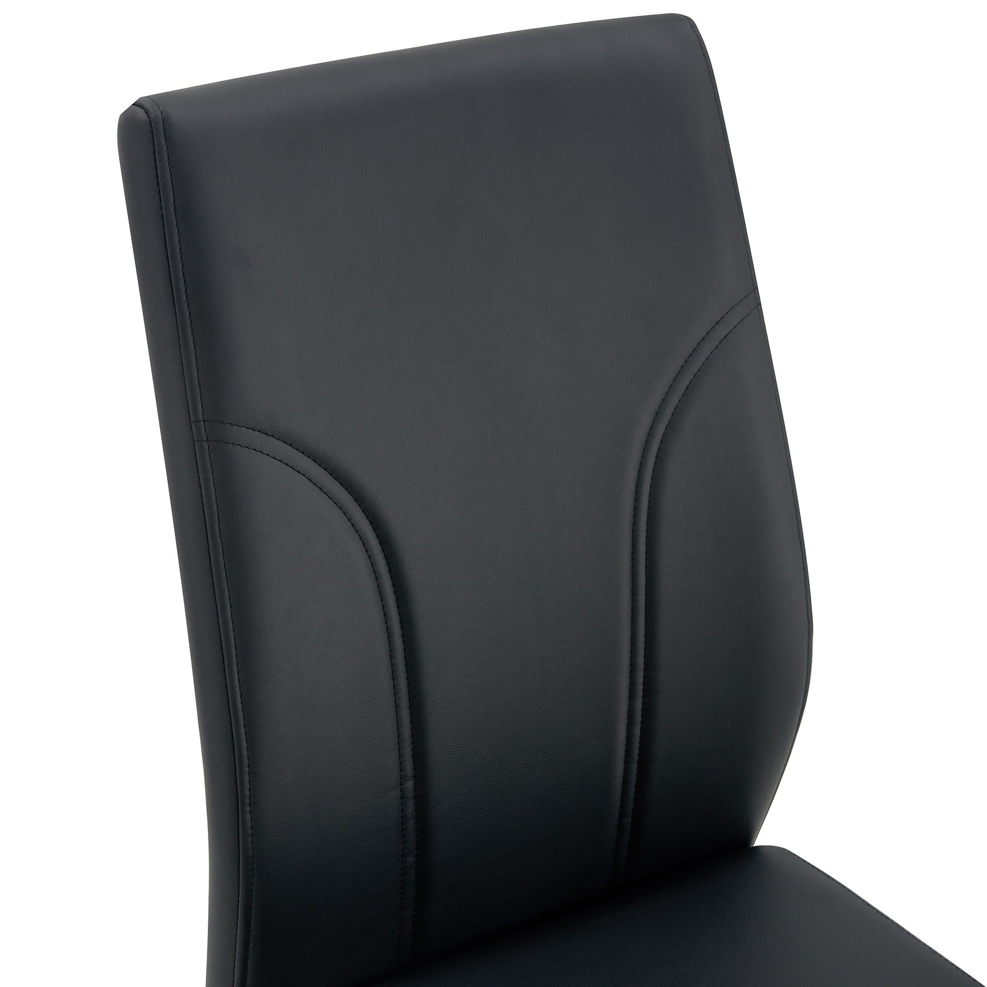 Modern Dining Chairs With High Backrest And Sturdy Legs