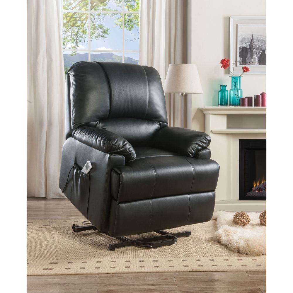 ACME Ixora - Recliner w/Power Lift & Massage | Meri Furniture