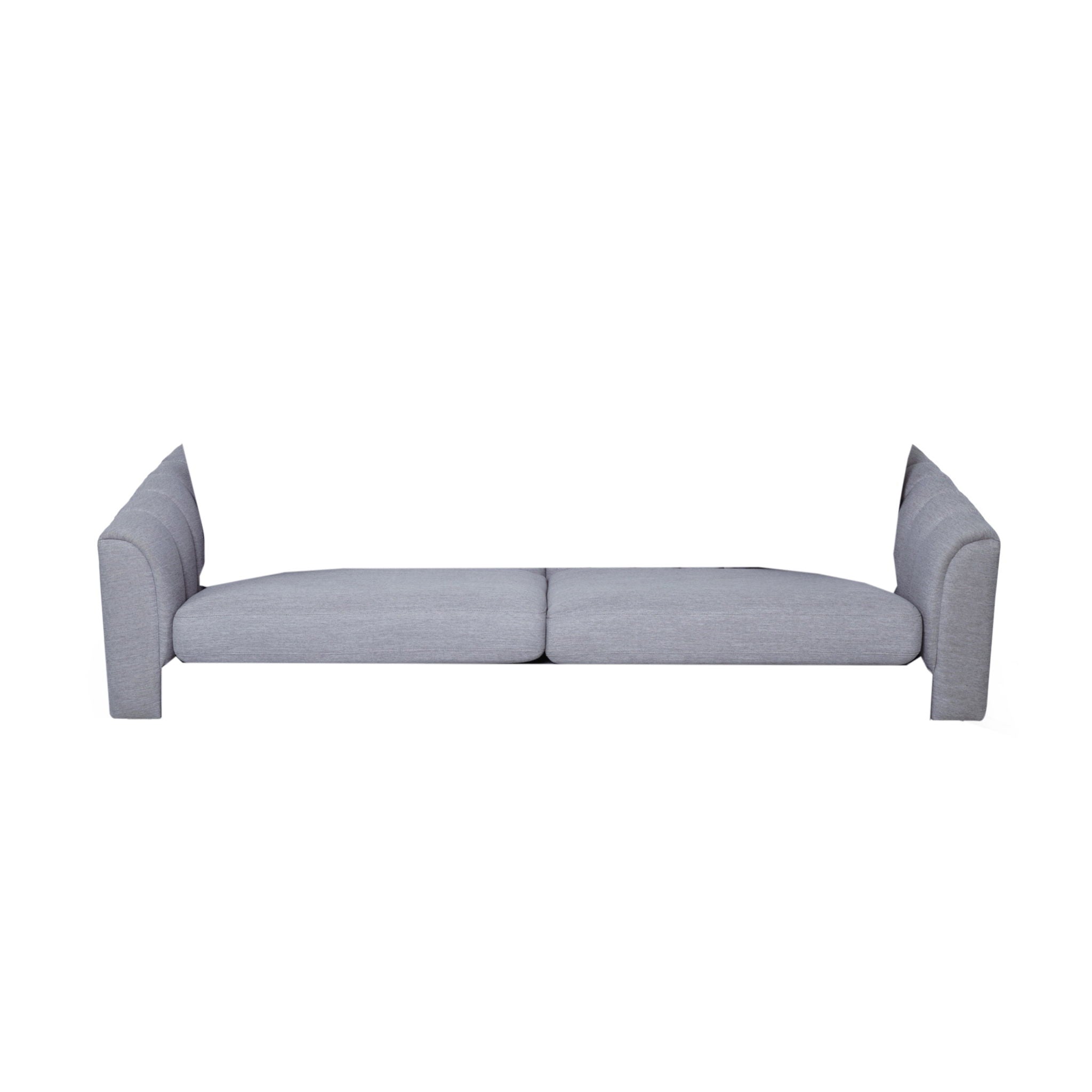 Contemporary 3 Seater Sofa With Plush Accents