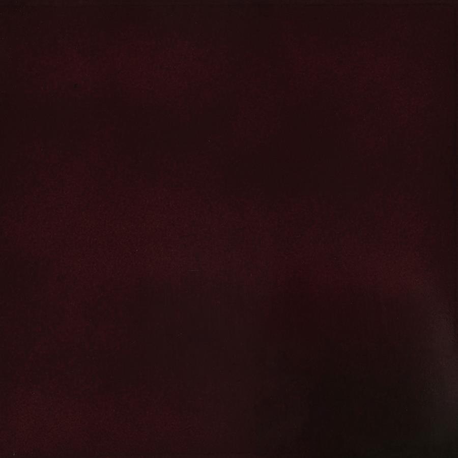 Edite - Round Marble Top Accent Side Table - Merlot