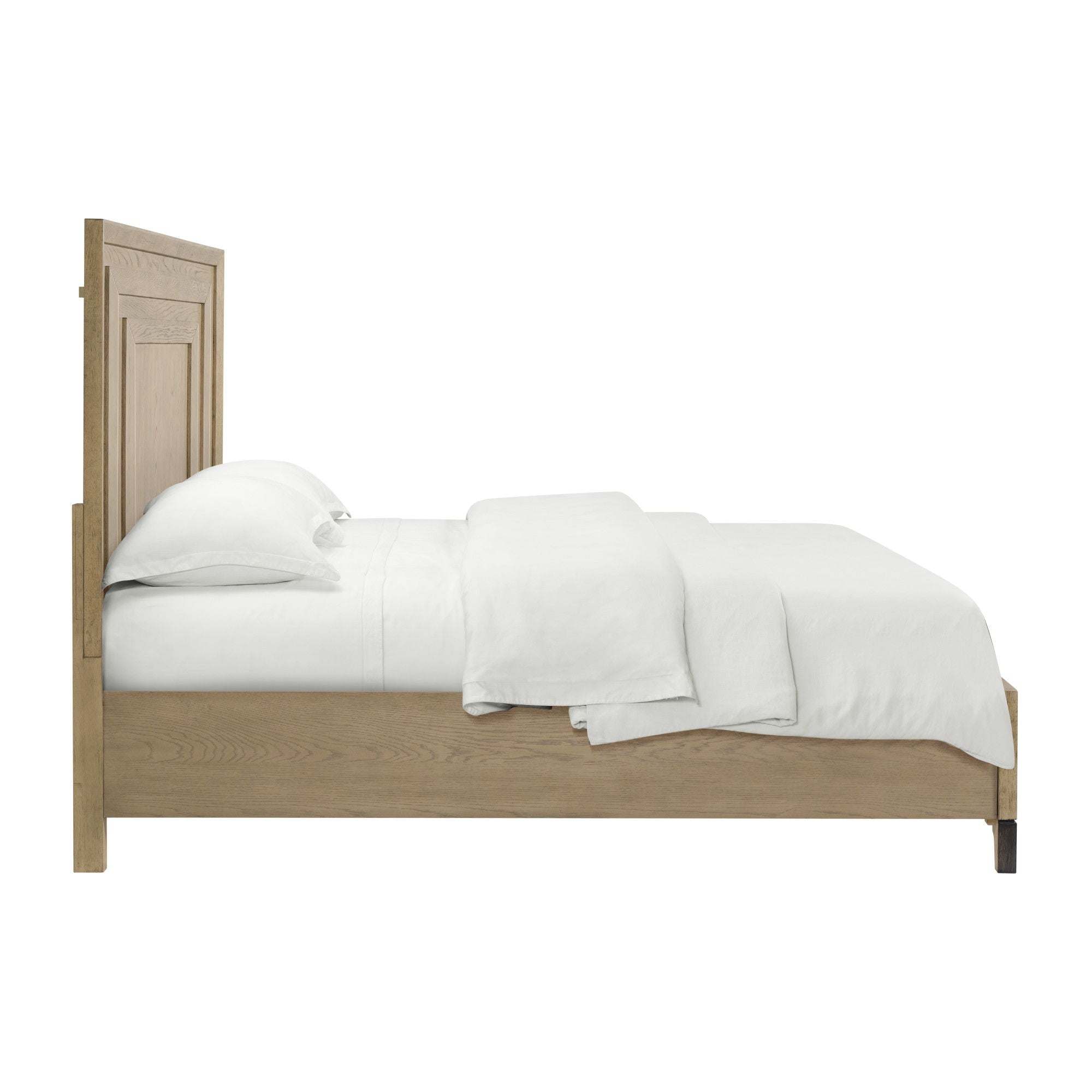 King Panel Bed - Brown