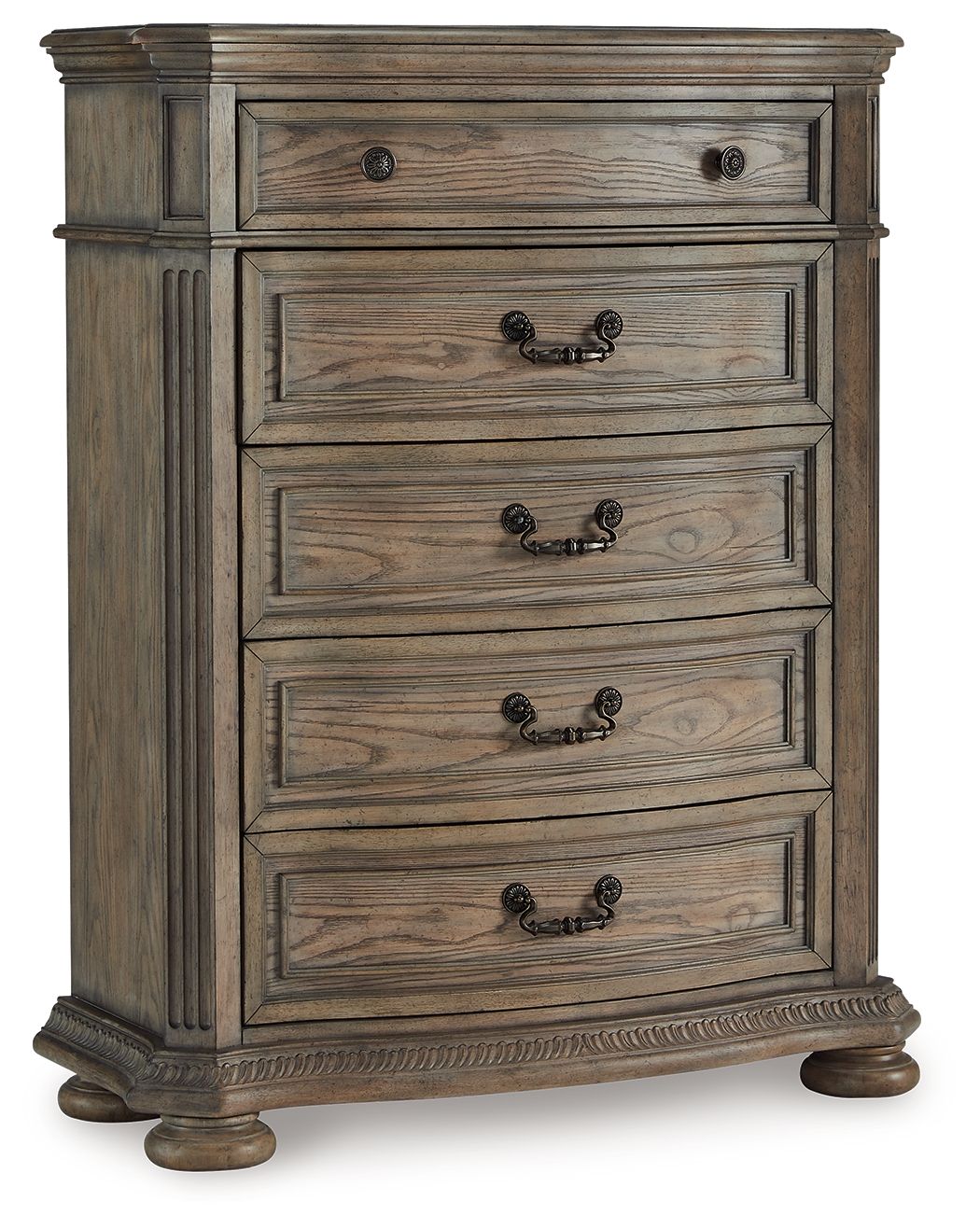 Signature Design by Ashley® Ardenfield - Light Brown - Five Drawer Chest | Meri Furniture