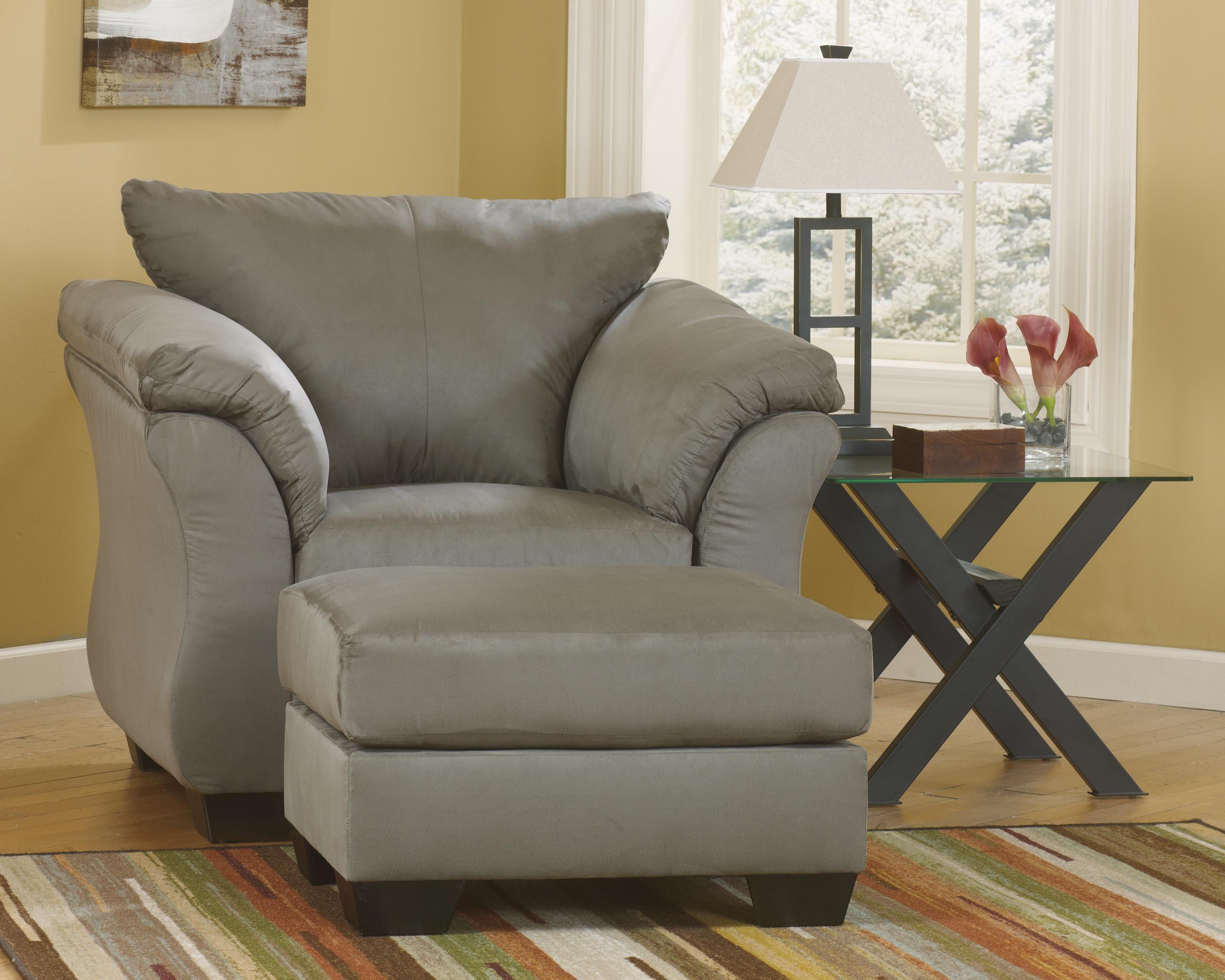 Ashley Furniture Darcy - Ottoman | Meri Furniture