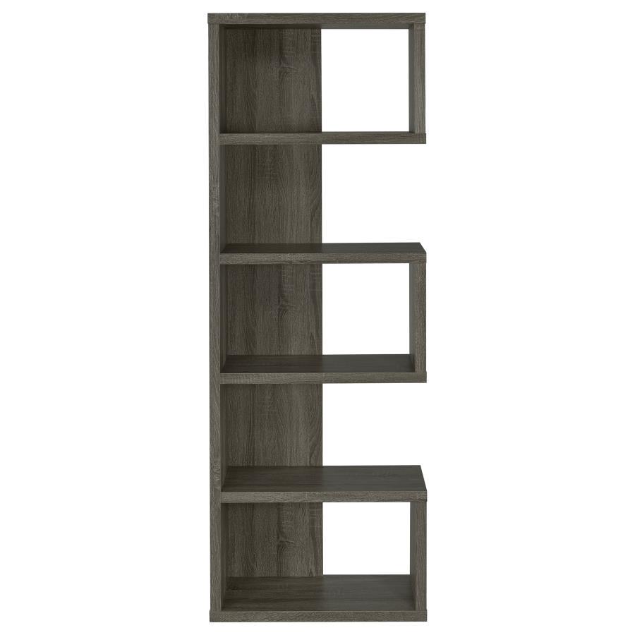 Coaster Fine Furniture Joey - 5-tier Alternating Boxes Design Bookcase | Meri Furniture