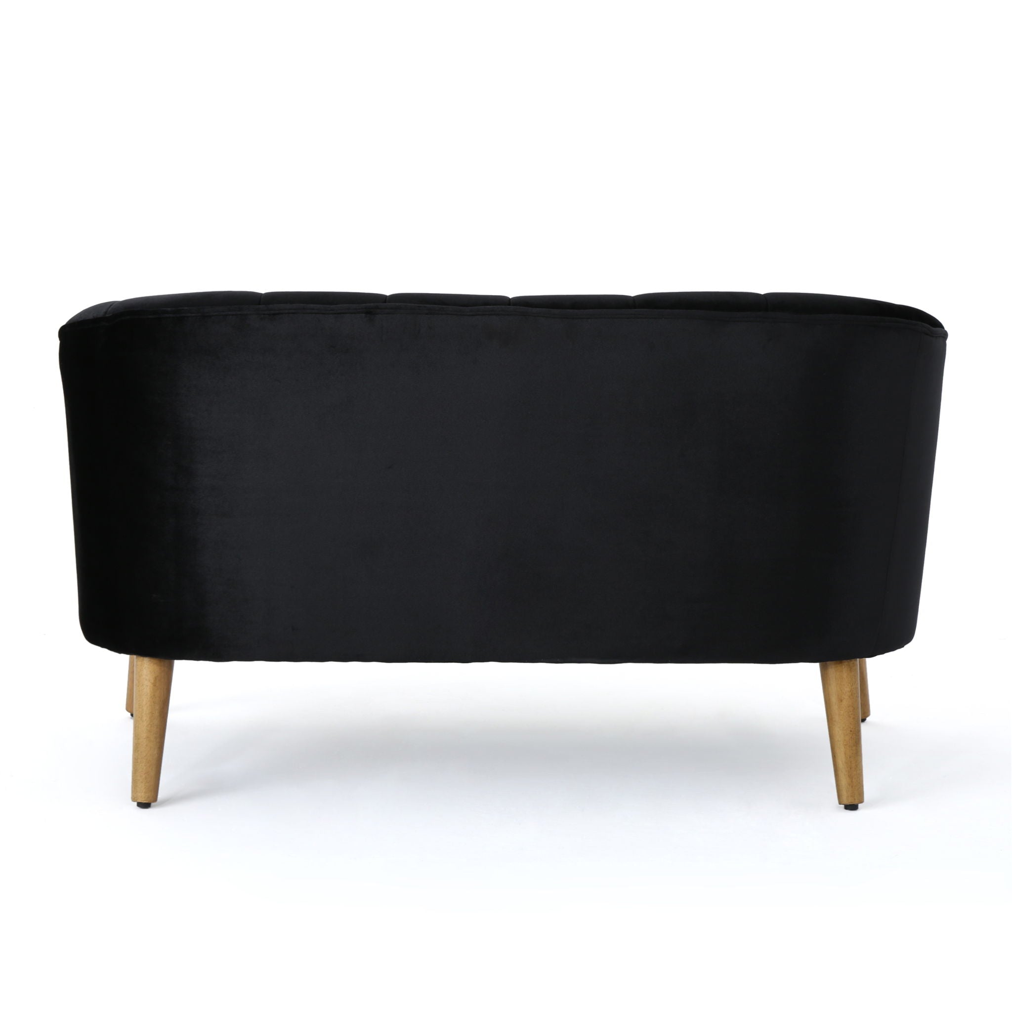 Modern Classic Shell Backed Loveseat