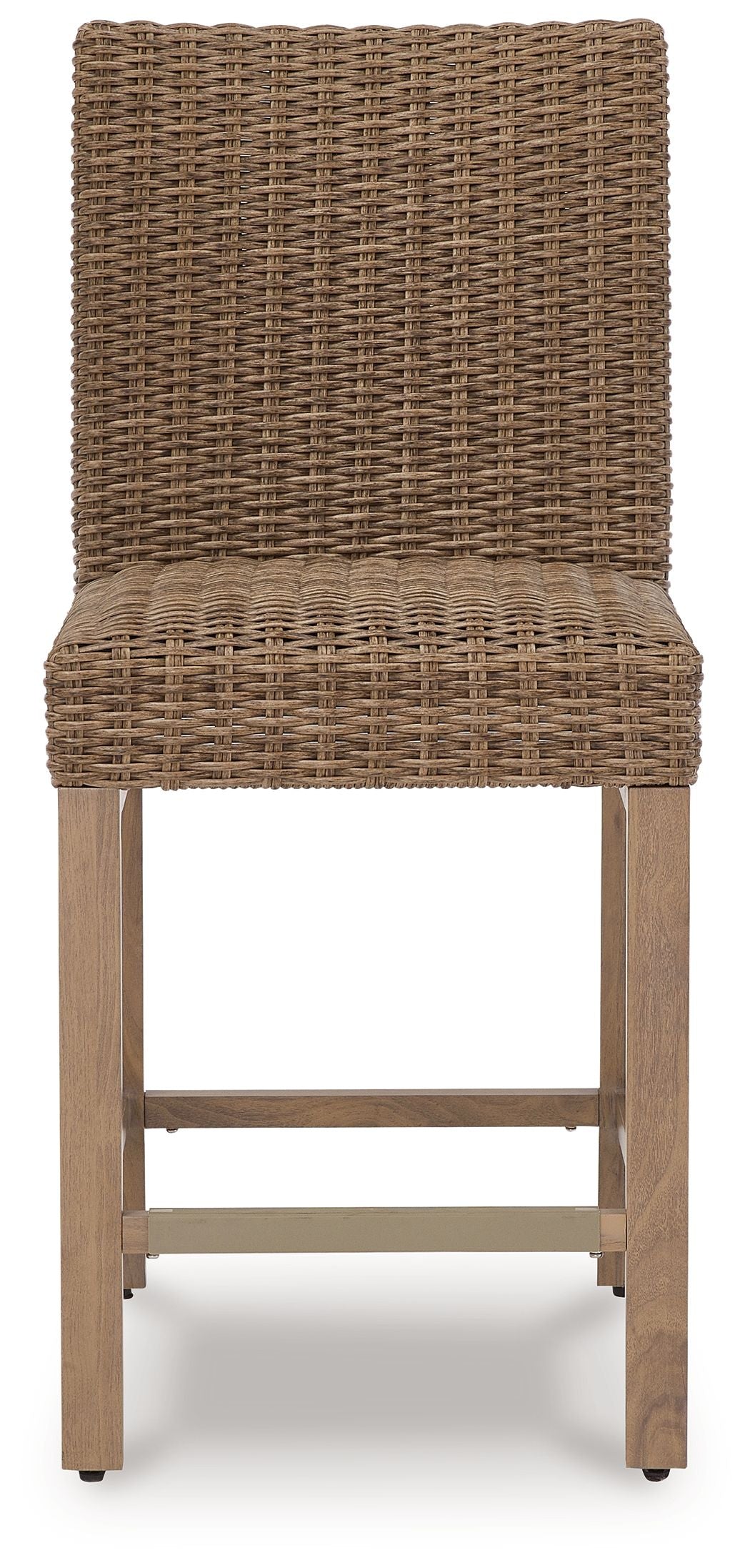 Signature Design by Ashley® Walton Bridge - Driftwood - Barstool (Set of 2) | Meri Furniture