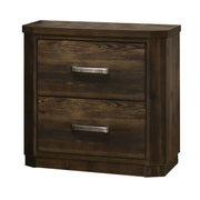 ACME Elettra - Nightstand - Rustic Walnut | Meri Furniture