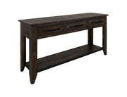 Teak - Sofa Table - Oil Black