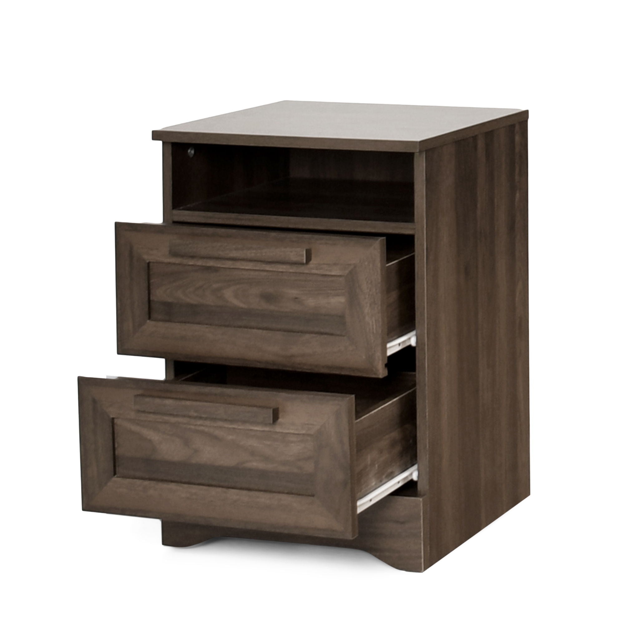 Broxon - Rustic Drawer Nightstand