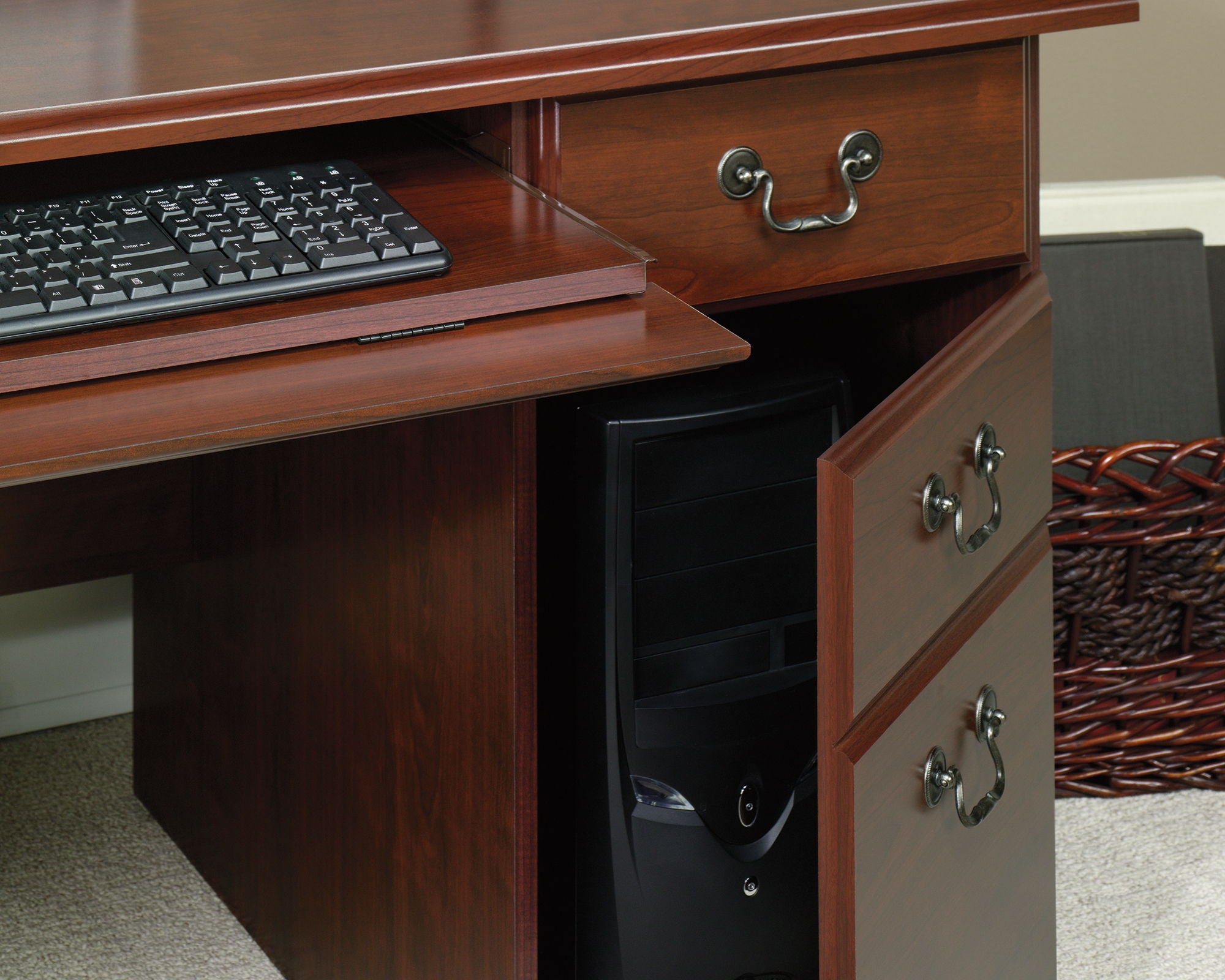 Heritage Hill Computer Desk Classic Cherry