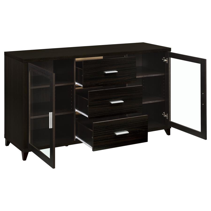 Coaster Fine Furniture Lewes - 2 Door Engineered Wood TV Stand - Cappuccino | Meri Furniture