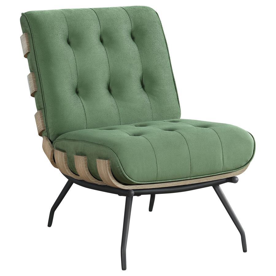 Coaster Fine Furniture Aloma - Upholstered Tufted Armless Accent Chair | Meri Furniture