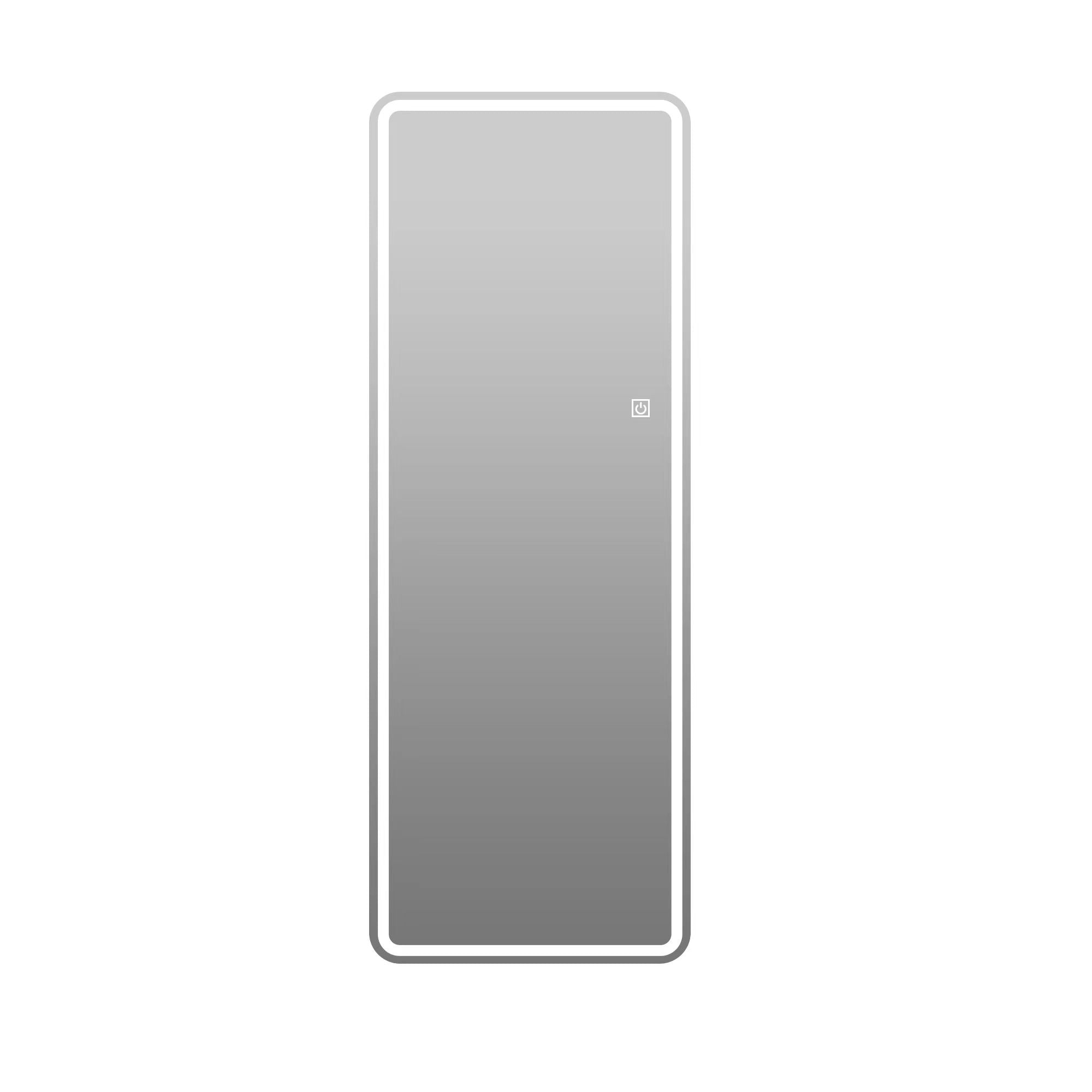Full Length Floor Mirror LED Whole Body Mirror, Wall Mounted Hanging Mirror With Lights, Makeup Vanity Mirror, Bedroom Full Size Body Mirror With Dimming & 3 Color Modes - Clear