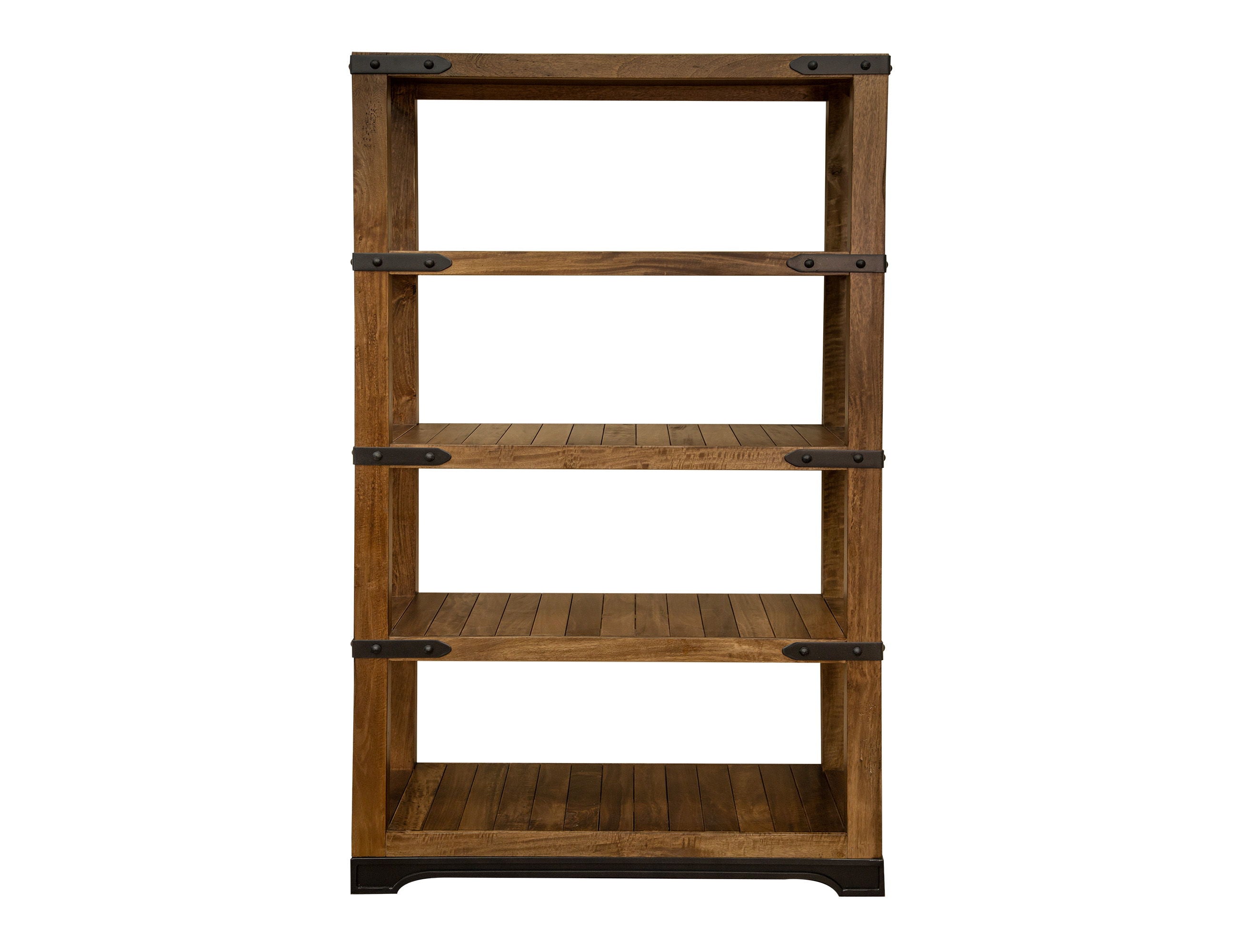 International Furniture Direct Parota - Bookcase - Cinnamon Brown | Meri Furniture