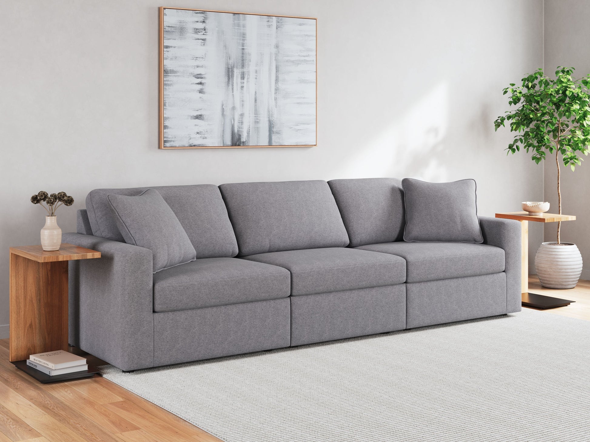 Signature Design by Ashley® Modmax - Granite - Sectional | Meri Furniture