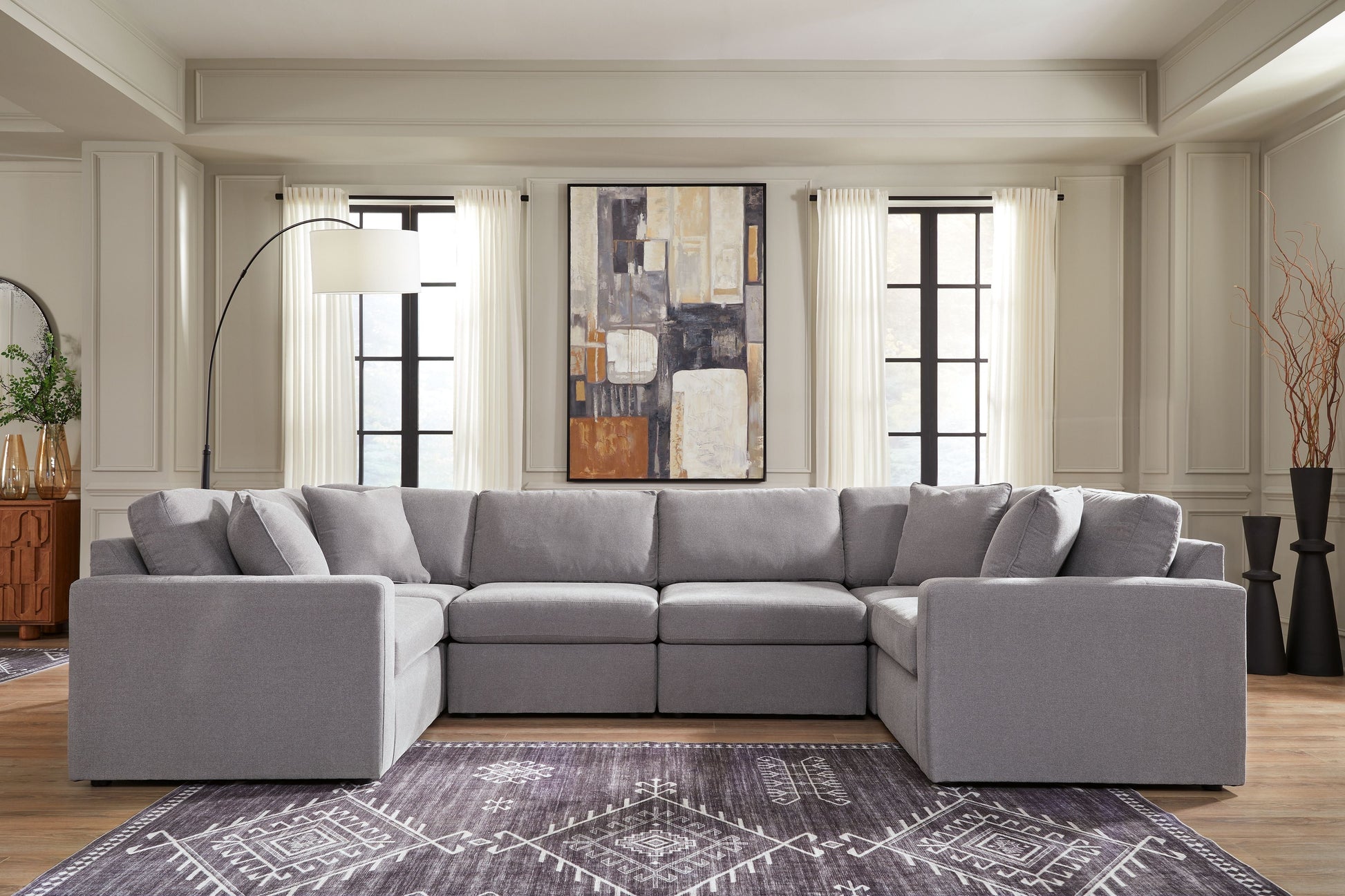 Signature Design by Ashley® Modmax - Granite - Sectional | Meri Furniture
