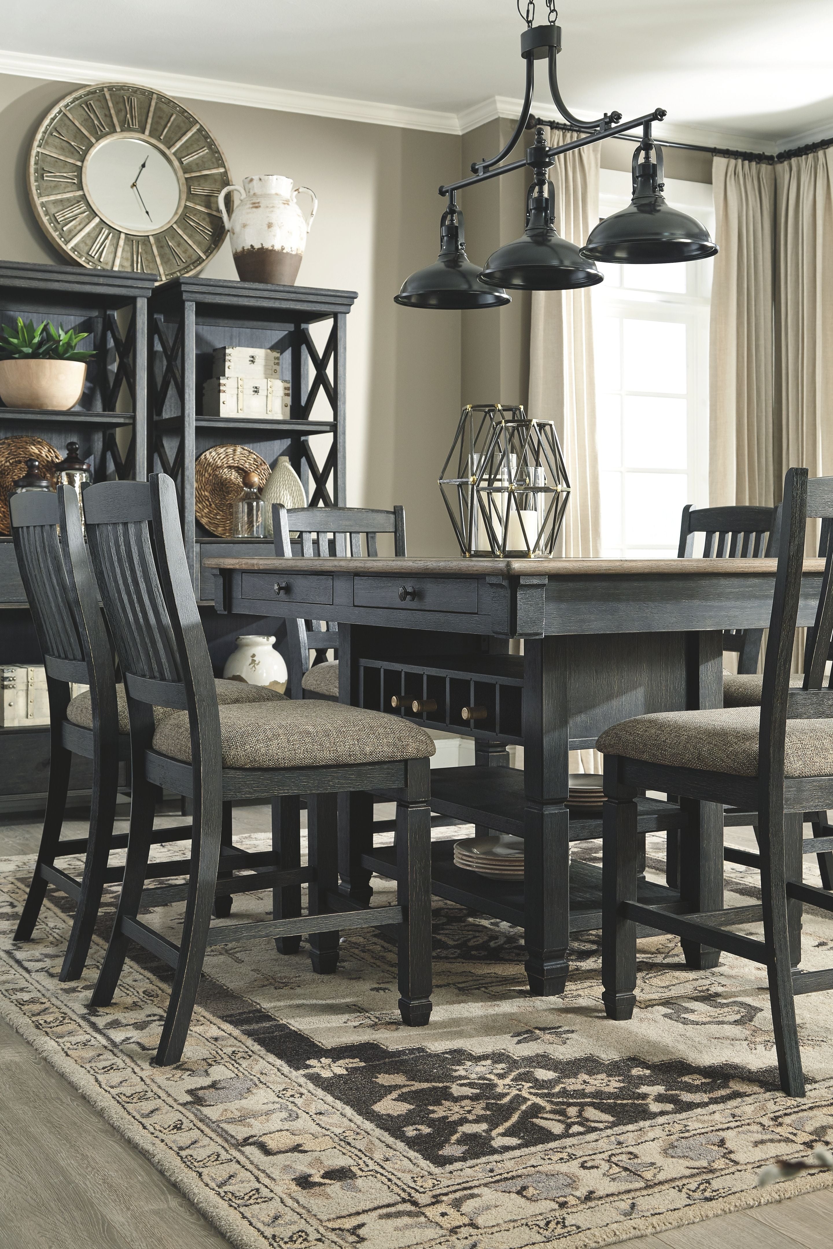 Signature Design by Ashley® Tyler Creek - Counter Height Table Set | Meri Furniture