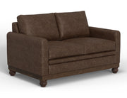 International Furniture Direct Pueblo Gray - Loveseat - Brown | Meri Furniture