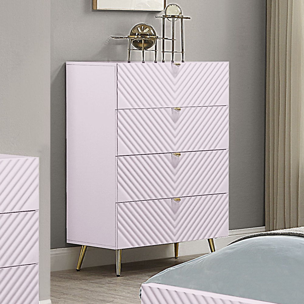 ACME Gaines - Chest - Pink High | Meri Furniture