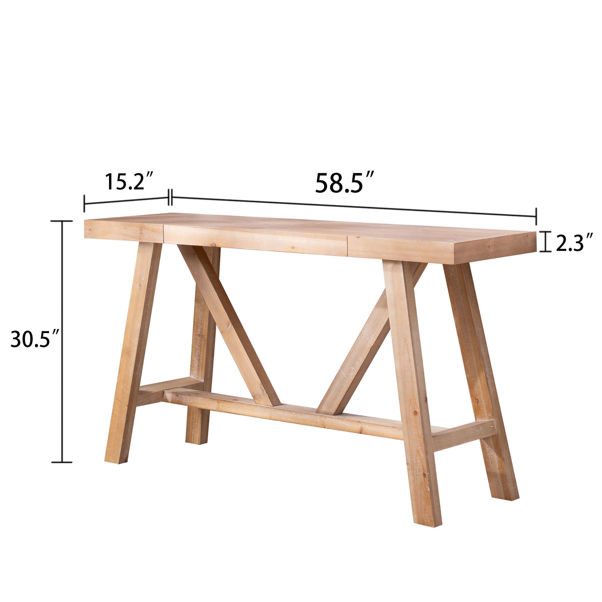A-Frame Console Table - Natural