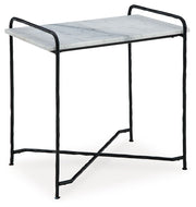 Signature Design by Ashley® Ashber - White / Black - Accent Table | Meri Furniture