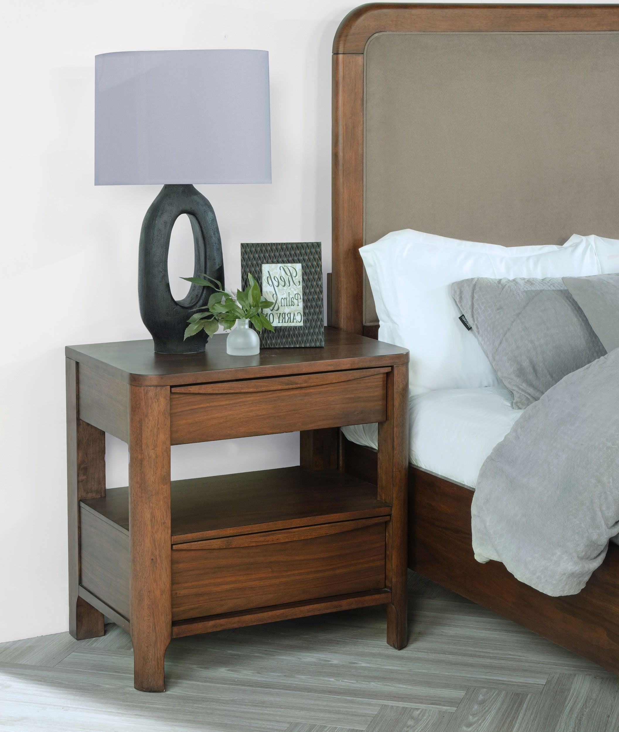 Coaster Fine Furniture Maderia - 2-Drawer Nightstand Bedside Table - Walnut | Meri Furniture