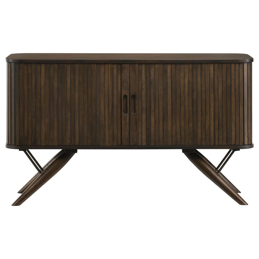 Coaster Fine Furniture Wes - 2 Door Sideboard Buffet Storage Cabinet - Dark Walnut | Meri Furniture