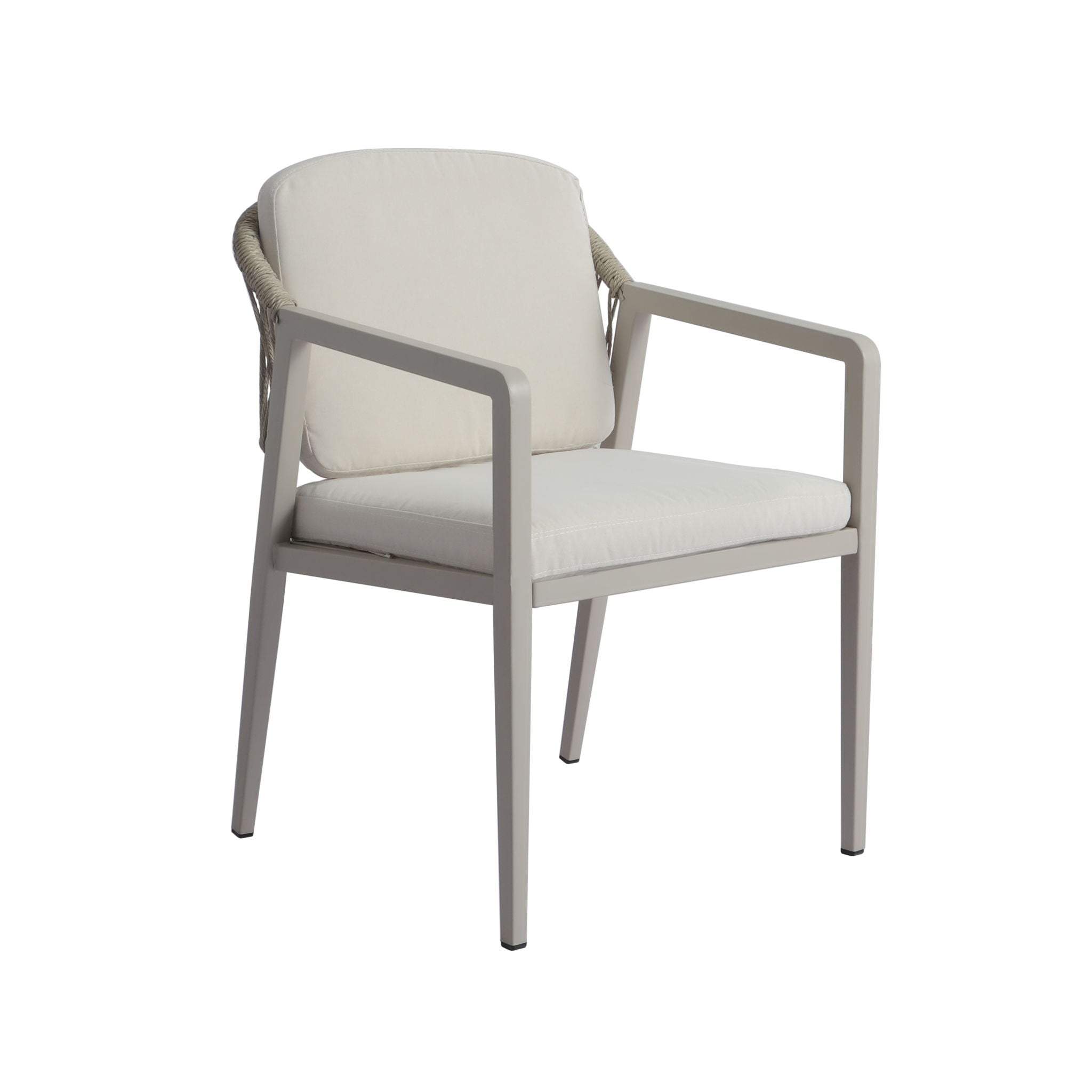 Modern Outdoor Dining Set With Expandable Acacia Wood Table