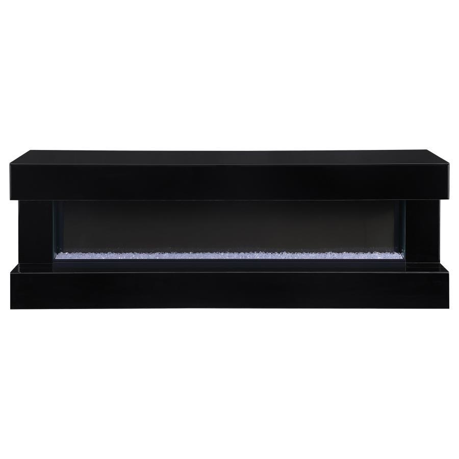 Coaster Fine Furniture Vallerie - TV Stand With Visual Flame Box | Meri Furniture