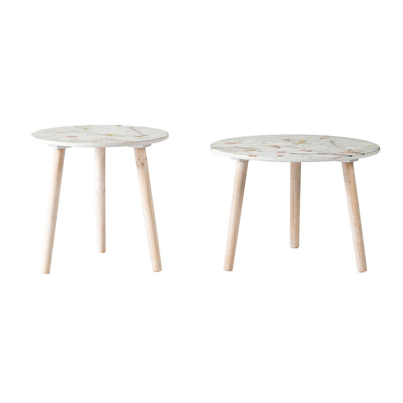 Nature-Inspired Side Tables (Set of 2)