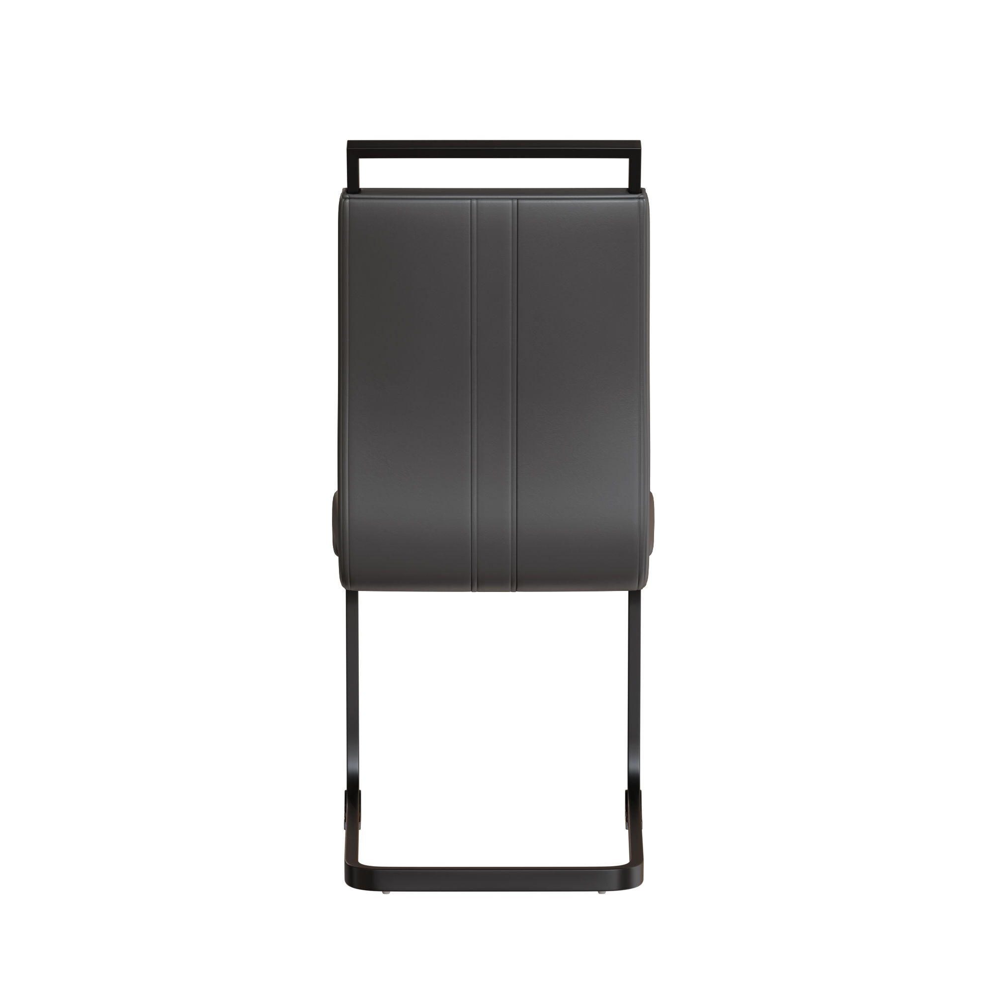 Modern Dining Chairs With High Back Upholstered Design Metal Legs