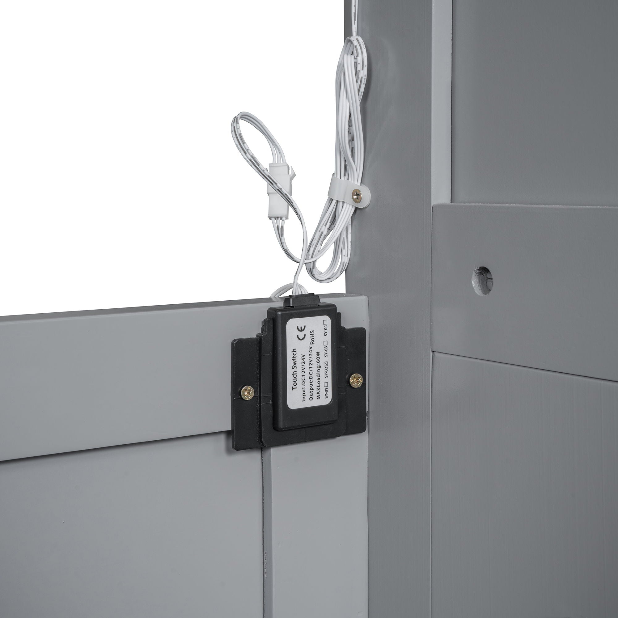 Murphy Wall Bed With Shelves, Wardrobe And LED Lights