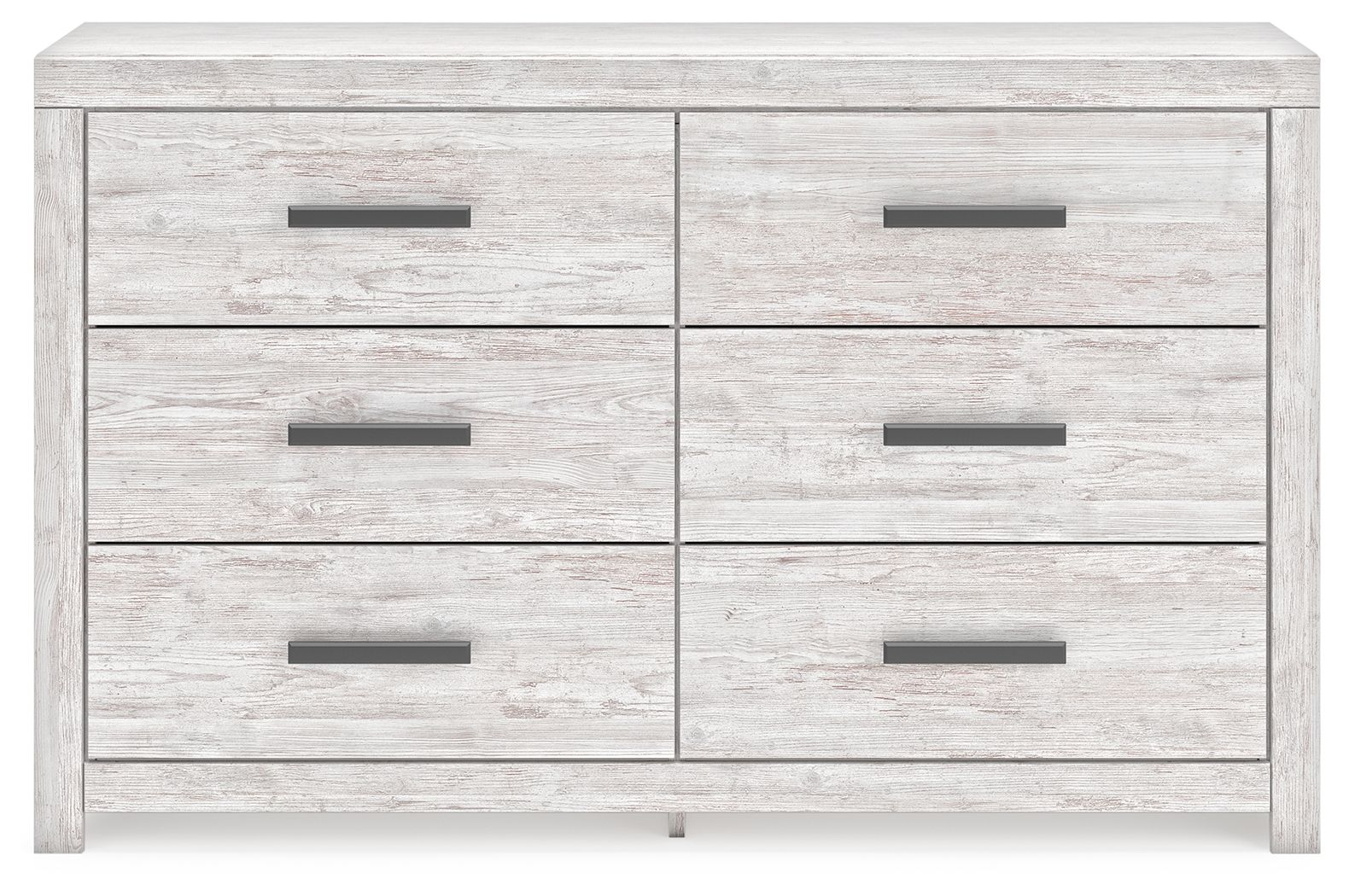 Signature Design by Ashley® Cayboni - Whitewash - Six Drawer Dresser | Meri Furniture