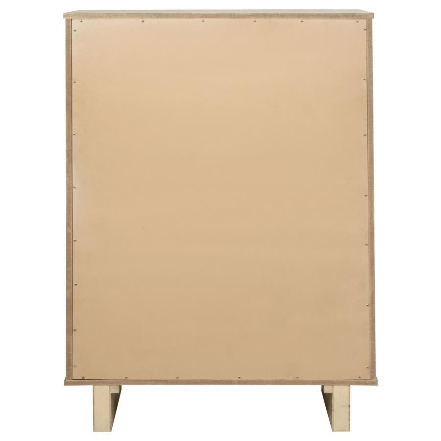 Kailani - 5-Drawer Bedroom Chest Of Drawers - Beige Oak
