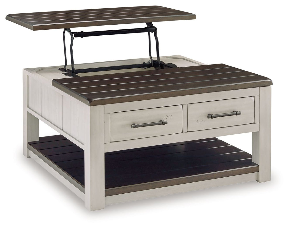 Signature Design by Ashley® Darborn - Gray / Brown - Lift Top Cocktail Table | Meri Furniture