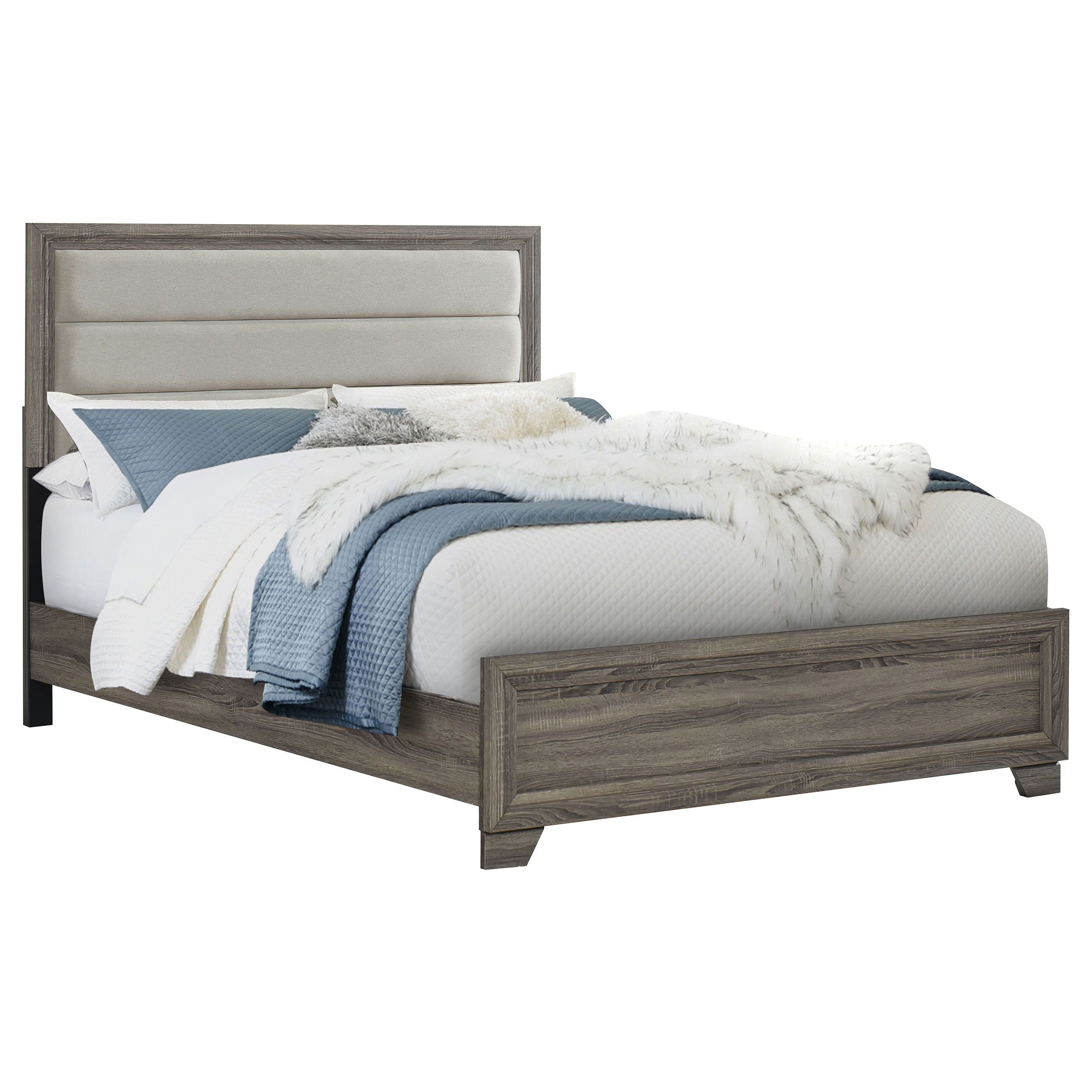 Coaster Fine Furniture Wright - Upholstered Bed | Meri Furniture