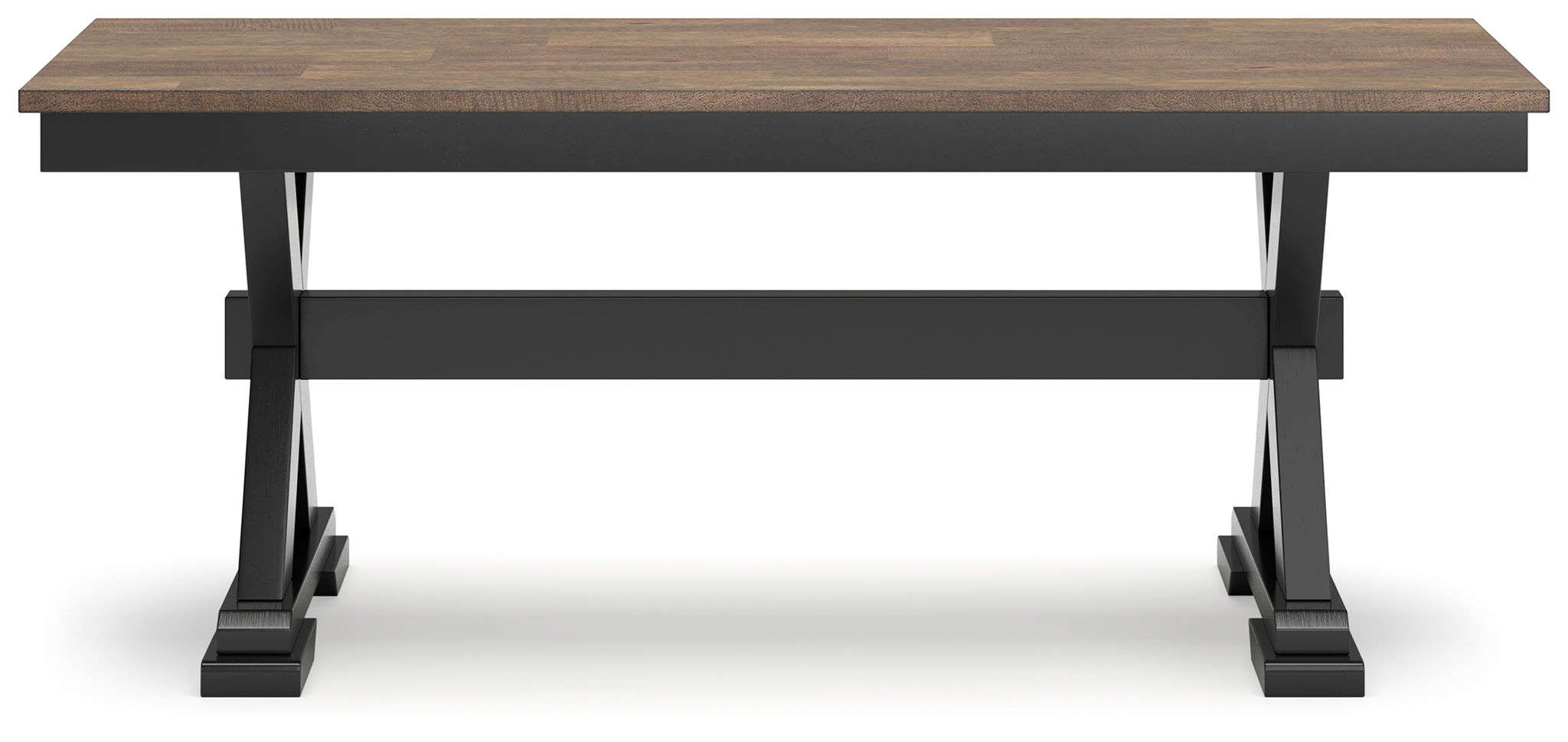 Wildenauer - Large Dining Room Bench - Brown / Black