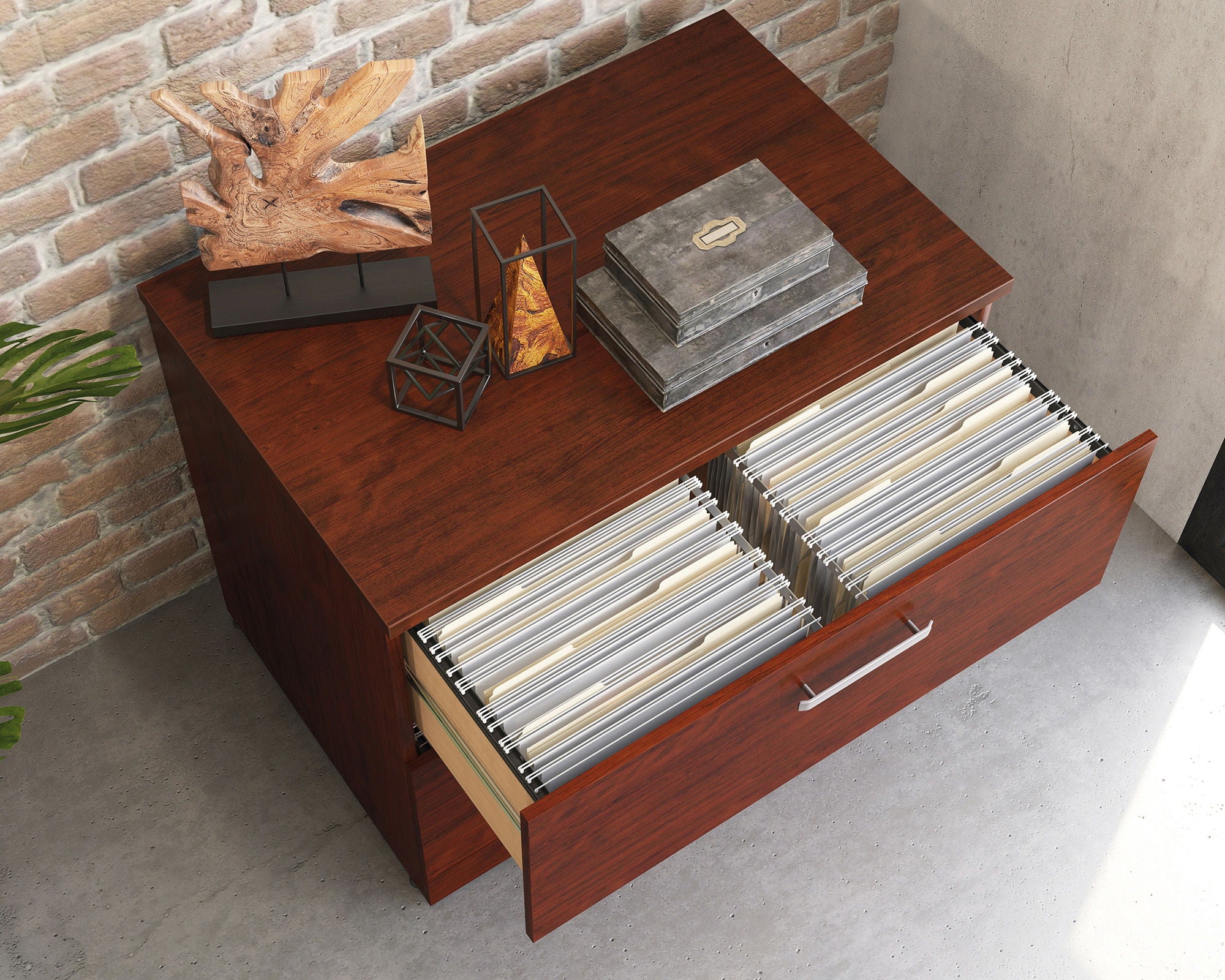 Cherry Commercial Lateral File Cabinet