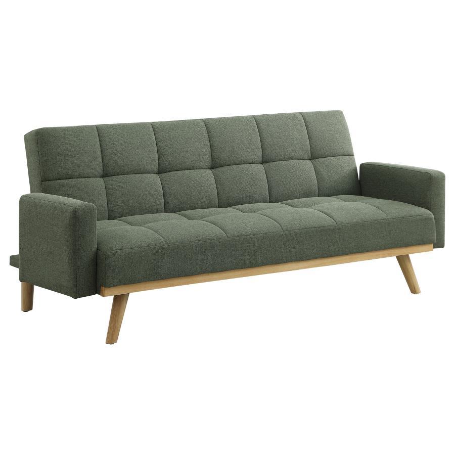 Coaster Fine Furniture Kourtney - Upholstered Tufted Convertible Sofa Bed | Meri Furniture