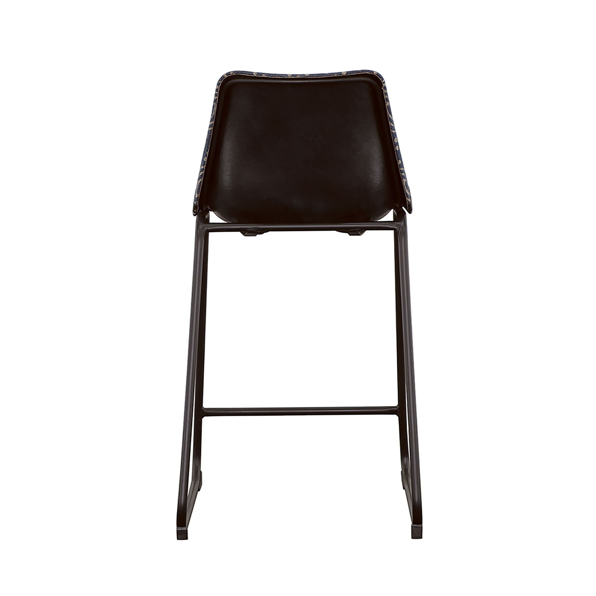 Claire - Canvas Upholstered Counter Chair (Set of 2) - Blue